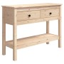 Mesa consola madera maciza de pino 100x35x75 cm de vidaXL, Mesas auxiliares - Ref: Foro24-814624, Precio: 97,65 €, Descuento: %