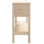 Mesa consola madera maciza de pino 100x35x75 cm de vidaXL, Mesas auxiliares - Ref: Foro24-814624, Precio: 97,65 €, Descuento: %