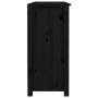 Aparador de madera maciza de pino negro 100x35x74,5 cm de vidaXL, Aparadores - Ref: Foro24-814553, Precio: 136,94 €, Descuent...