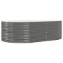 Jardinera arriate acero recubrimiento polvo gris 212x140x68 cm de vidaXL, Maceteros y jardineras - Ref: Foro24-319094, Precio...