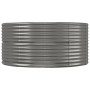 Jardinera arriate acero recubrimiento polvo gris 212x140x68 cm de vidaXL, Maceteros y jardineras - Ref: Foro24-319094, Precio...