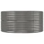 Jardinera arriate acero recubrimiento polvo gris 212x140x68 cm de vidaXL, Maceteros y jardineras - Ref: Foro24-319094, Precio...