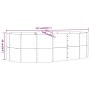 Jardinera arriate acero recubrimiento polvo gris 212x140x68 cm de vidaXL, Maceteros y jardineras - Ref: Foro24-319094, Precio...