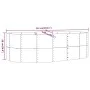 Jardinera arriate acero recubrimiento polvo gris 212x140x68 cm de vidaXL, Maceteros y jardineras - Ref: Foro24-319094, Precio...