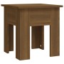 Mesa de centro madera de ingeniería marrón roble 40x40x42 cm de vidaXL, Mesas de centro - Ref: Foro24-813073, Precio: 24,58 €...