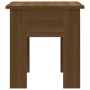 Mesa de centro madera de ingeniería marrón roble 40x40x42 cm de vidaXL, Mesas de centro - Ref: Foro24-813073, Precio: 24,58 €...