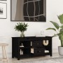 Mueble de TV de madera maciza de pino negro 103x36,5x52 cm de vidaXL, Muebles TV - Ref: Foro24-814573, Precio: 77,92 €, Descu...