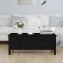 Mesa de centro de madera maciza de pino negro 100x50x40 cm de vidaXL, Mesas de centro - Ref: Foro24-814608, Precio: 118,99 €,...