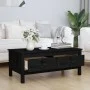 Mesa de centro de madera maciza de pino negro 100x50x40 cm de vidaXL, Mesas de centro - Ref: Foro24-814608, Precio: 118,99 €,...