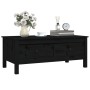 Mesa de centro de madera maciza de pino negro 100x50x40 cm de vidaXL, Mesas de centro - Ref: Foro24-814608, Precio: 120,75 €,...