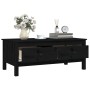 Mesa de centro de madera maciza de pino negro 100x50x40 cm de vidaXL, Mesas de centro - Ref: Foro24-814608, Precio: 120,75 €,...