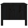 Mesa de centro de madera maciza de pino negro 100x50x40 cm de vidaXL, Mesas de centro - Ref: Foro24-814608, Precio: 120,75 €,...