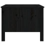 Mesa de centro de madera maciza de pino negro 100x50x40 cm de vidaXL, Mesas de centro - Ref: Foro24-814608, Precio: 118,99 €,...