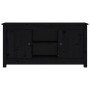 Mueble de TV de madera maciza de pino negro 103x36,5x52 cm de vidaXL, Muebles TV - Ref: Foro24-814588, Precio: 109,77 €, Desc...
