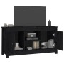 Mueble de TV de madera maciza de pino negro 103x36,5x52 cm de vidaXL, Muebles TV - Ref: Foro24-814588, Precio: 109,77 €, Desc...