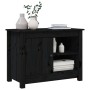 Mueble de TV de madera maciza de pino negro 70x36,5x52 cm de vidaXL, Muebles TV - Ref: Foro24-814583, Precio: 84,22 €, Descue...