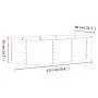Jardinera arriate acero recubrimiento polvo gris 152x80x36 cm de vidaXL, Maceteros y jardineras - Ref: Foro24-318914, Precio:...