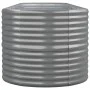Jardinera arriate acero recubrimiento polvo gris 368x80x68 cm de vidaXL, Maceteros y jardineras - Ref: Foro24-318964, Precio:...