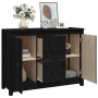 Aparador de madera maciza de pino negro 100x35x74 cm de vidaXL, Aparadores - Ref: Foro24-814568, Precio: 139,92 €, Descuento: %