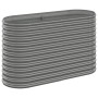 Jardinera arriate acero recubrimiento polvo gris 114x40x68 cm de vidaXL, Maceteros y jardineras - Ref: Foro24-318889, Precio:...