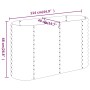 Jardinera arriate acero recubrimiento polvo gris 114x40x68 cm de vidaXL, Maceteros y jardineras - Ref: Foro24-318889, Precio:...