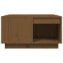 Mesa de centro madera maciza de pino marrón miel 60x61x32,5 cm de vidaXL, Mesas de centro - Ref: Foro24-814532, Precio: 58,78...
