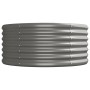 Jardinera arriate acero recubrimiento polvo gris 512x80x36 cm de vidaXL, Maceteros y jardineras - Ref: Foro24-318939, Precio:...