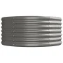 Jardinera arriate acero recubrimiento polvo gris 512x80x36 cm de vidaXL, Maceteros y jardineras - Ref: Foro24-318939, Precio:...