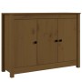 Aparador de madera maciza de pino marrón miel 100x35x74 cm de vidaXL, Aparadores - Ref: Foro24-814562, Precio: 102,83 €, Desc...