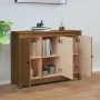 Solid pine wood sideboard in honey brown color, 100x35x74 cm by vidaXL, Sideboards - Ref: Foro24-814562, Price: 101,87 €, Dis...
