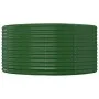 Jardinera arriate acero recubrimiento polvo verde 140x140x68 cm de vidaXL, Maceteros y jardineras - Ref: Foro24-319088, Preci...