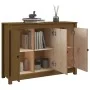 Aparador de madera maciza de pino marrón miel 100x35x74 cm de vidaXL, Aparadores - Ref: Foro24-814562, Precio: 101,87 €, Desc...