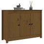 Aparador de madera maciza de pino marrón miel 100x35x74 cm de vidaXL, Aparadores - Ref: Foro24-814562, Precio: 102,83 €, Desc...