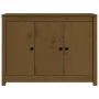 Aparador de madera maciza de pino marrón miel 100x35x74 cm de vidaXL, Aparadores - Ref: Foro24-814562, Precio: 101,87 €, Desc...