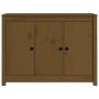 Aparador de madera maciza de pino marrón miel 100x35x74 cm de vidaXL, Aparadores - Ref: Foro24-814562, Precio: 102,83 €, Desc...
