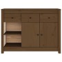 Aparador de madera maciza de pino marrón miel 100x35x74 cm de vidaXL, Aparadores - Ref: Foro24-814557, Precio: 194,58 €, Desc...