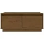 Solid honey brown pine wood coffee table 80x50x35 cm by vidaXL, Coffee table - Ref: Foro24-814442, Price: 76,56 €, Discount: %