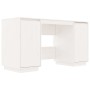 Escritorio madera maciza de pino blanco 140x50x75 cm de vidaXL, Escritorios - Ref: Foro24-814325, Precio: 160,95 €, Descuento: %