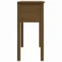 Mesa consola de madera maciza de pino marrón miel 70x35x75 cm de vidaXL, Mesas auxiliares - Ref: Foro24-814612, Precio: 87,34...