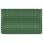 Jardinera arriate acero recubrimiento polvo verde 114x40x68 cm de vidaXL, Maceteros y jardineras - Ref: Foro24-318888, Precio...