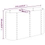Jardinera arriate acero recubrimiento polvo verde 114x40x68 cm de vidaXL, Maceteros y jardineras - Ref: Foro24-318888, Precio...