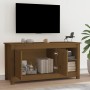 Mueble de TV madera maciza de pino marrón miel 103x36,5x52 cm de vidaXL, Muebles TV - Ref: Foro24-814592, Precio: 100,16 €, D...