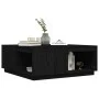 Mesa de centro madera maciza de pino negro 100x101x40,5 cm de vidaXL, Mesas de centro - Ref: Foro24-814523, Precio: 205,64 €,...