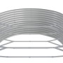 Jardinera arriate acero recubrimiento polvo plata 544x100x36 cm de vidaXL, Maceteros y jardineras - Ref: Foro24-319017, Preci...