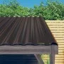 Roof panels 12 units brown coated steel 100x36 cm by vidaXL, Roof tiles and roof tiles - Ref: Foro24-319144, Price: 94,96 €, ...
