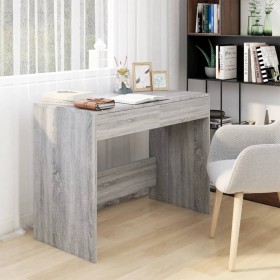 Escritorio de madera de ingeniería gris Sonoma 101x50x76,5 cm de vidaXL, Escritorios - Ref: Foro24-812997, Precio: 83,94 €, D...