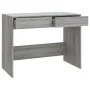 Escritorio de madera de ingeniería gris Sonoma 101x50x76,5 cm de vidaXL, Escritorios - Ref: Foro24-812997, Precio: 82,66 €, D...