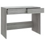 Escritorio de madera de ingeniería gris Sonoma 101x50x76,5 cm de vidaXL, Escritorios - Ref: Foro24-812997, Precio: 83,94 €, D...