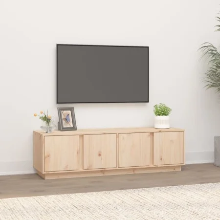 Mueble de TV de madera maciza de pino 140x40x40 cm de vidaXL, Muebles TV - Ref: Foro24-814459, Precio: 137,59 €, Descuento: %