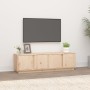 Mueble de TV de madera maciza de pino 140x40x40 cm de vidaXL, Muebles TV - Ref: Foro24-814459, Precio: 128,73 €, Descuento: %